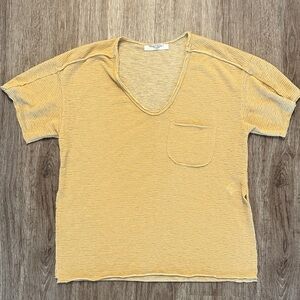 Project Social T Mustard Short Sleeve Tee
